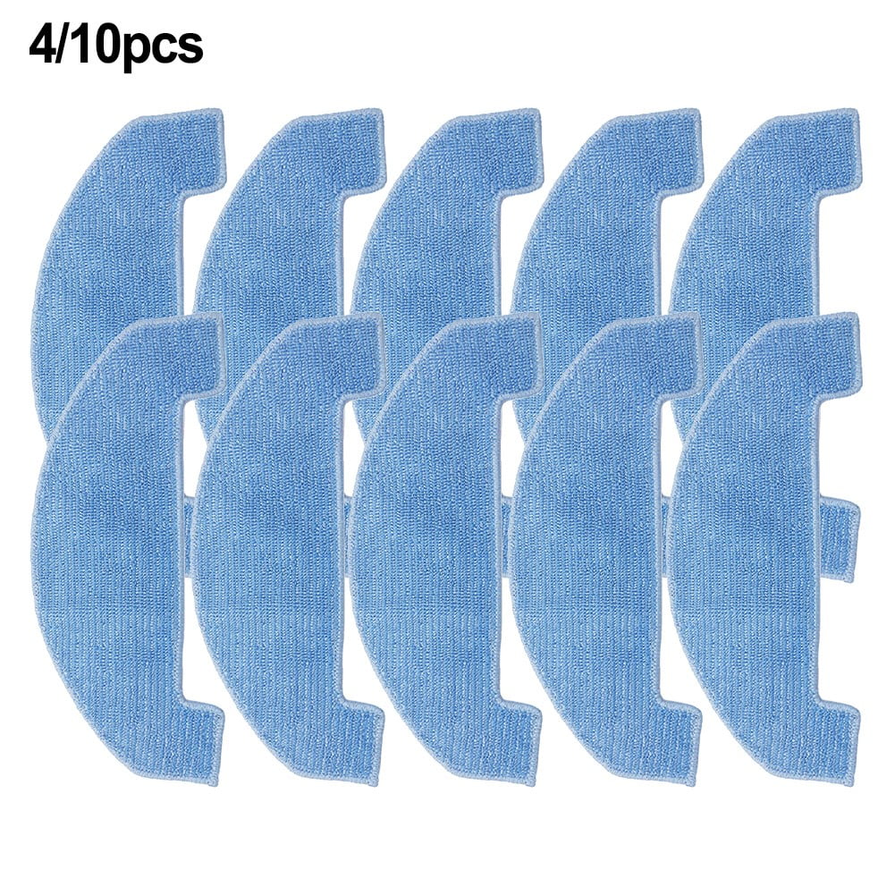 4/10 Packs Mop Cloths For Ultenic D10 Robot Vacuum Cleaner Spare Replacement Parts Mop Pad Cloth Accessories Sweeper Parts 10 PACK