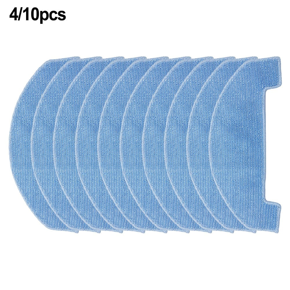 4/10 Packs Mop Cloths For Ultenic D10 Robot Vacuum Cleaner Spare Replacement Parts Mop Pad Cloth Accessories Sweeper Parts 10 PACK
