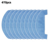 4/10 Packs Mop Cloths For Ultenic D10 Robot Vacuum Cleaner Spare Replacement Parts Mop Pad Cloth Accessories Sweeper Parts 10 PACK - Extra Image