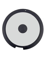 Sleek Black White Silicone Lids Available in Size Range of 18cm to 26cm B 20CM A 26CM - Front View