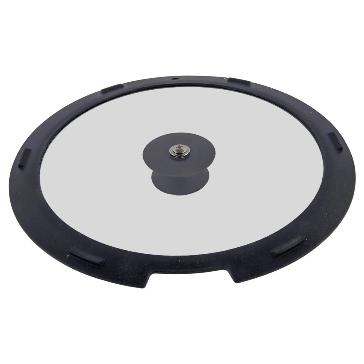 Sleek Black White Silicone Lids Available in Size Range of 18cm to 26cm B 20CM A 26CM