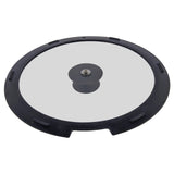Sleek Black White Silicone Lids Available in Size Range of 18cm to 26cm B 20CM A 26CM