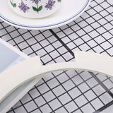 Sleek Black White Silicone Lids Available in Size Range of 18cm to 26cm B 20CM