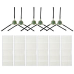 Upgrade Your Cleaning Experience with Replacement Filters and Side Brushes for EICOBOT R20 Robot Vacuum Cleaner