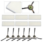 Upgrade Your Cleaning Experience with Replacement Filters and Side Brushes for EICOBOT R20 Robot Vacuum Cleaner