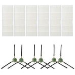 Upgrade Your Cleaning Experience with Replacement Filters and Side Brushes for EICOBOT R20 Robot Vacuum Cleaner