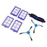 7Pcs/Set Rolling Brush Filters Side Brushes For Robovac X8 Series Hybrid Vacumn Cleaner Sweeper Accessories Spare Parts As Shown - Low Angle