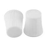 2 Pieces White Filters For Bosch GAS 18V-li 14.4v Vacuum Cleaner Accessories Household Cleaning Tools - Top-Down View