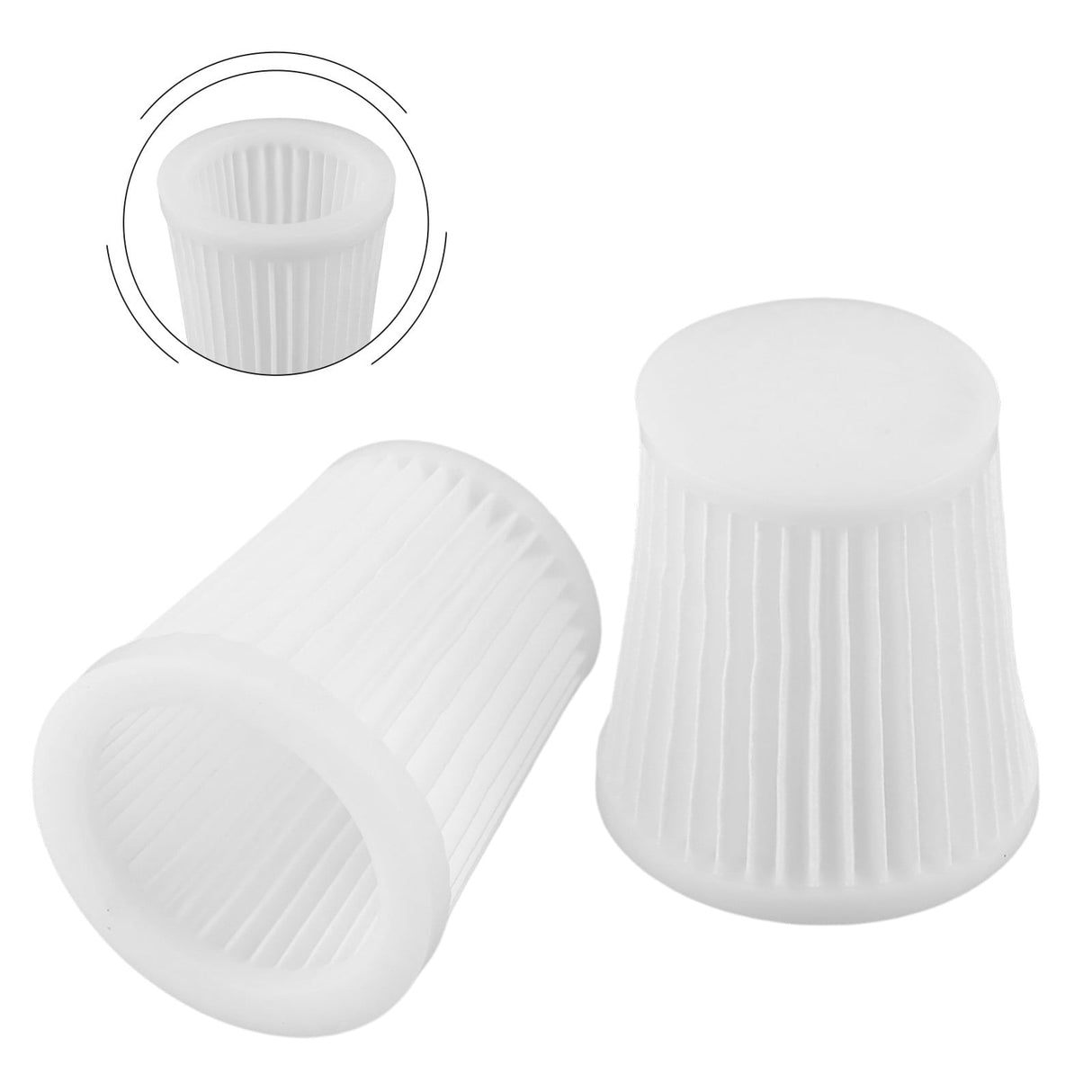 2 Pieces White Filters For Bosch GAS 18V-li 14.4v Vacuum Cleaner Accessories Household Cleaning Tools