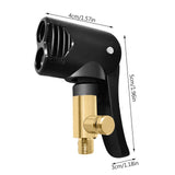 Air Pump Adapter Air Pump Valve 6Pcsｂicycle Bike Tyre Tube Replacement Presta Dual Head Air Pump Adapter Valve As Shown