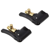 Air Pump Adapter Air Pump Valve 6Pcsｂicycle Bike Tyre Tube Replacement Presta Dual Head Air Pump Adapter Valve As Shown - Low Angle