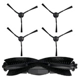 For Laresar Evol 3 Robot Vacuum Cleaner Spare Parts Roller Brush Side Brushes Accessories Household Sweeper Cleaning Brush Set As Shown
