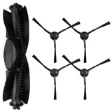 For Laresar Evol 3 Robot Vacuum Cleaner Spare Parts Roller Brush Side Brushes Accessories Household Sweeper Cleaning Brush Set As Shown - 45-Degree Angle