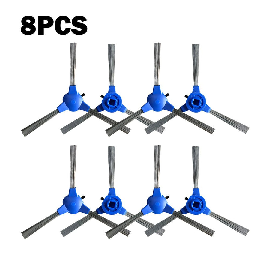 8Pcs Side Brushes For Ionvac Smartclean 2000 Robovac Vacuum Cleaner Household Vacuum Cleaner Brush Replace Attachment As Shown