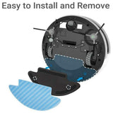Side Brush Robot Vacuum Cleaner Accessories Robot Replacement Sweeper Tools Mop Pad Replacement Part Filters for Lefant - Side View