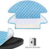 Side Brush Robot Vacuum Cleaner Accessories Robot Replacement Sweeper Tools Mop Pad Replacement Part Filters for Lefant - Top-Down View