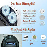 Replacement Parts for Lefant M3 Robot Vacuum Cleaner Accessories kit, 17Pcs 1 Main Brush 4 HEPA Filter 4 Mop Pad 4 Dust Bag 4 Side Brush$$Household Cleaning Products & Supplies - Top-Down View