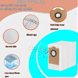 Replacement Parts for Lefant M3 Robot Vacuum Cleaner Accessories kit, 17Pcs 1 Main Brush 4 HEPA Filter 4 Mop Pad 4 Dust Bag 4 Side Brush$$Household Cleaning Products & Supplies - 45-Degree Angle