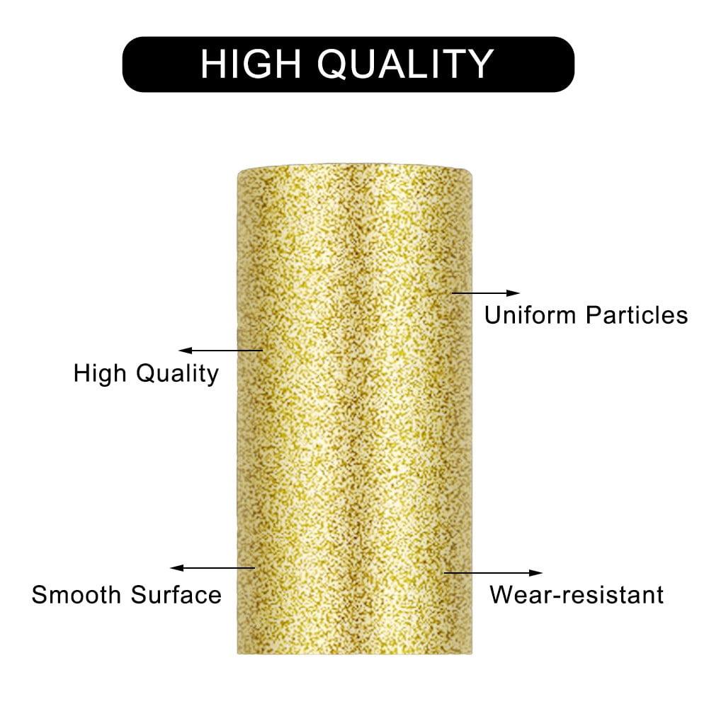 12Pcs Diamond Chainsaw Sharpener, High Hardness Titanium Plated Burr Grinding