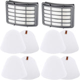 2 HEPA + 4 Foam & Felt Filters for Shark Navigator Lift-Away NV350, NV351, NV352, NV355, NV356E, NV357, NV360, NV370, NV391, UV440, UV490, UV540, Part # XFF350 & XHF350 Replacement Filter