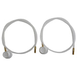 2Pcs Fluid Film Nozzle Extension Hose for Aerosol Cans Spray 50Cm - Front View