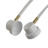 2Pcs Fluid Film Nozzle Extension Hose for Aerosol Cans Spray 50Cm