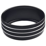 For Grand for Cherokee 2014-21 Black Aluminum Climate Volume Turn Knob Ring