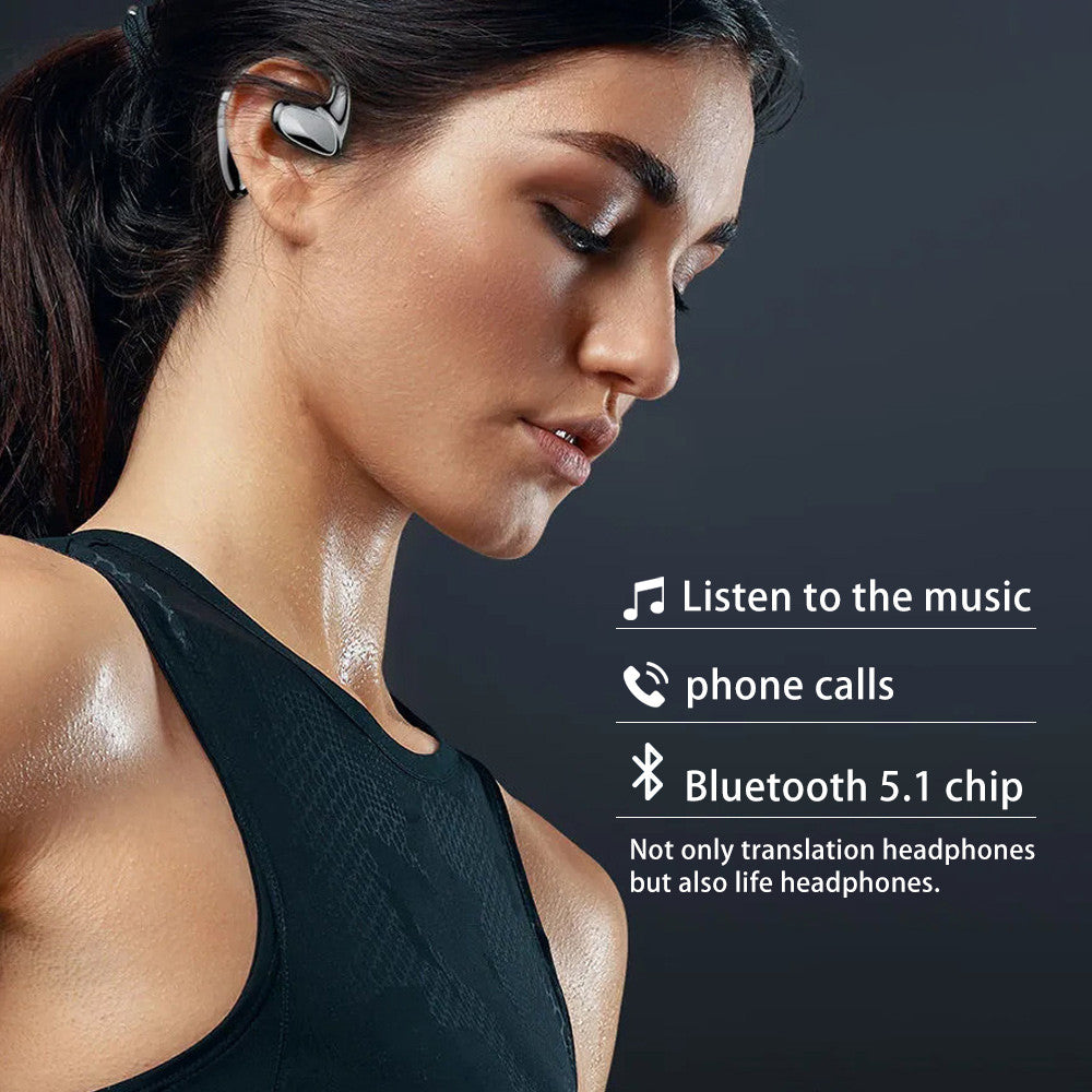 Translator Earbuds,Translation Ear Buds, Ear Buds, Wireless Translator Ear Buds, 3-in-1 Language Translation 144 Languages Translation in Real Time For Travel Business Learning B