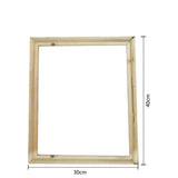 DIY Solid Wood Canvas Frame Kit for Paint by Number&Oil Painting& Painting by Number Wooden Art Frames,Wood Frame For Oil Painting Nature DIY Frame Picture Inner Picture Frame 30*40