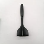 Manual Hamburger Meat Chopper Stirrer - Long Handle Chopper for Mixing Cutting, Egg Salad, Mashed Potato Red, Heat Resistant Meat Masher for Ground Beef, Hamburger Meat, Kitchen Tool black
