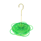 Hummingbird Feeder, Ant and Bee Proof, Feeders for Outdoors Hanging, Easy to Clean and Refill, Hanging Flower Shaped Hooked Hummingbird Feeder Flower Shaped Bird Feeder Red - Rear View