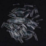 500PCS Half Cover False Nails Tips - Acrylic Nail Tips, Lady French Style Acrylic Artificial Tip Manicure with Box for Nail Tips Art Salons and Home DIY, Artificial False Nails Tips With Box