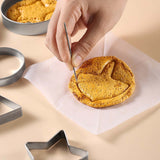Sugar Candy Making Tools, Challenge Cookies Game Kit with Stainless Steel Cutters for Baking & Cooking, Fun Dalgona Kit for playsers - 45-Degree Angle
