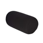 Comfortable Roll Cylindrical Pillow for Head,Microbead Jelly Bean Bed Pillow Tube Pillow Cushion for Head, Neck, Back Support Red