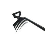 Weed Puller Tool, Weeding Artifact Uprooting Weeding Tool Weed Remover Tool 4 Teeth Manganese Steel Weed Pulling Tool, Weeder Tool Dual Purpose Manual Weeders Tool for Garden (19.7inch) A