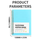 Password Book with alphabetical tabs. Internet Address Organizer Logbook. Small Pocket Password Keeper for Website Logins, 4.25x5.7 4.25