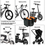 2-in-1 Adjustable Drink Holder,Universal Cup Holder with Cell Phone Holder,Large Diameter Design Bike Cup Holder for Wheelchair Walker Bike OG, Orange
