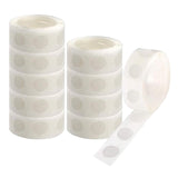 Glue Point, 1000 Pcs Clear Balloon Glue, Removable Adhesive Dots, Double Sided Dots of Glue Tape for Balloons, Craft Glue Points Dots Sticky Dots or Wedding Decoration, 10 Roll, 2Inches 2" White*10 Roll