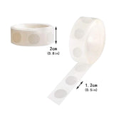 Glue Point, 1000 Pcs Clear Balloon Glue, Removable Adhesive Dots, Double Sided Dots of Glue Tape for Balloons, Craft Glue Points Dots Sticky Dots or Wedding Decoration, 10 Roll, 2Inches 2