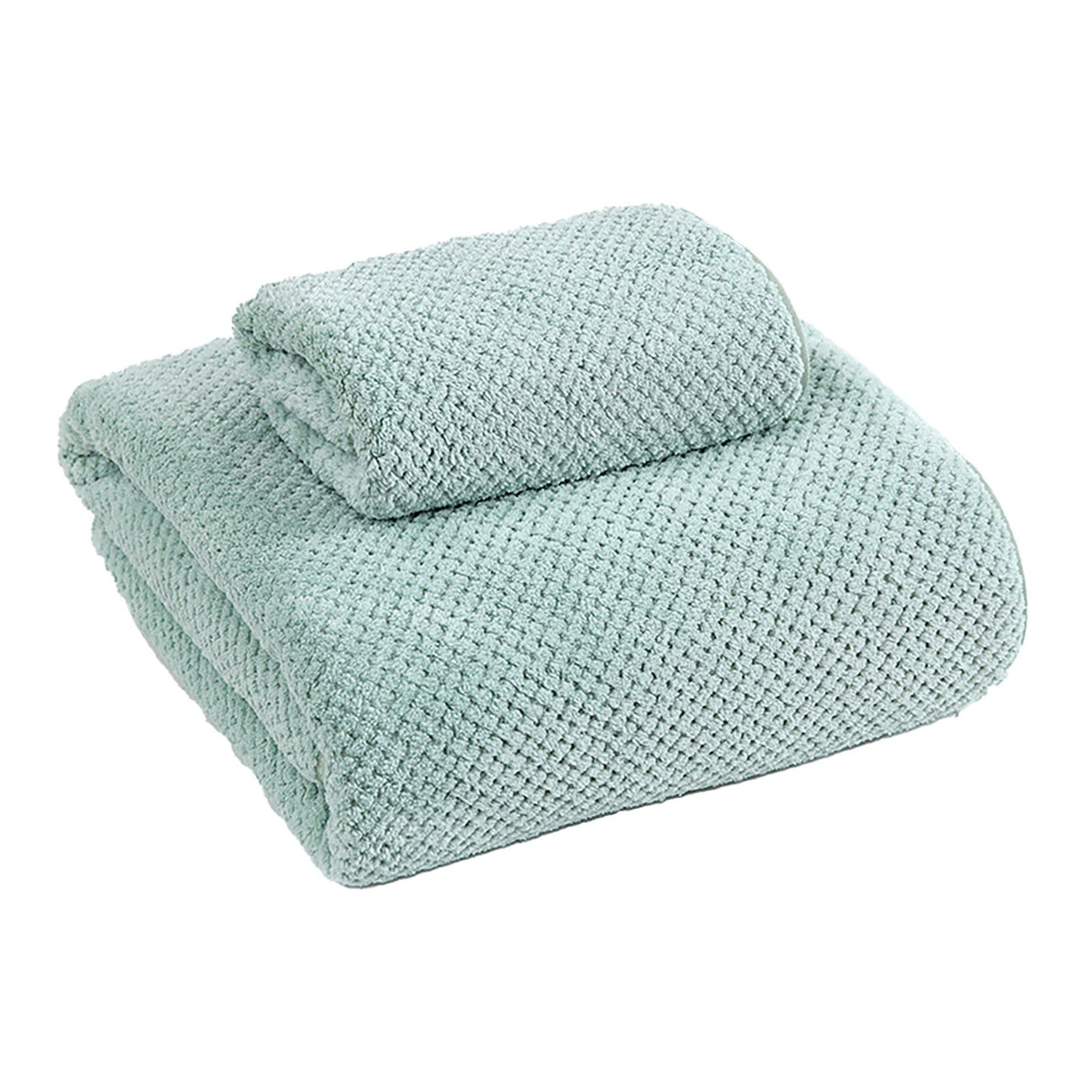 Lightweight Quick‑Dry Adult Bath Towel, Highly Absorbent Sports Towel for Shower Fitness Yoga Travel, 35.0 x 75.0 cm, Green