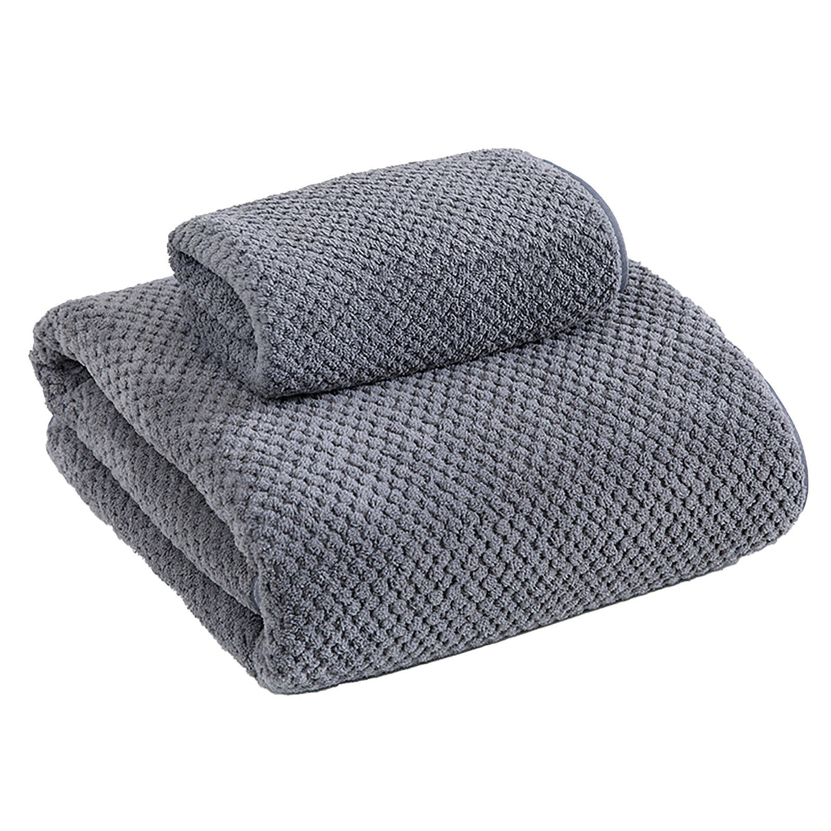 Lightweight Quick‑Dry Adult Bath Towel, Highly Absorbent Sports Towel for Shower Fitness Yoga Travel, 35.0 x 75.0 cm, Grey