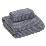Lightweight Quick‑Dry Adult Bath Towel, Highly Absorbent Sports Towel for Shower Fitness Yoga Travel, 35.0 x 75.0 cm, Grey