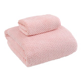 Lightweight Quick‑Dry Adult Bath Towel, Highly Absorbent Sports Towel for Shower Fitness Yoga Travel, 35.0 x 75.0 cm, Pink