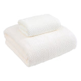 Lightweight Quick‑Dry Adult Bath Towel, Highly Absorbent Sports Towel for Shower Fitness Yoga Travel, 35.0 x 75.0 cm, White