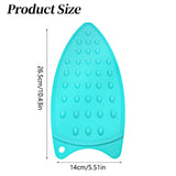 Silicone Anti-Slip Iron Rest Pad for Ironing Board, Heavy Duty Iron Rest Plate, Hot Heat Resistant Steam Compact Mat (Sky Blue/1 Pack) 5.51x10.43 5.51" x 10.43" Sky Blue/1 Pack