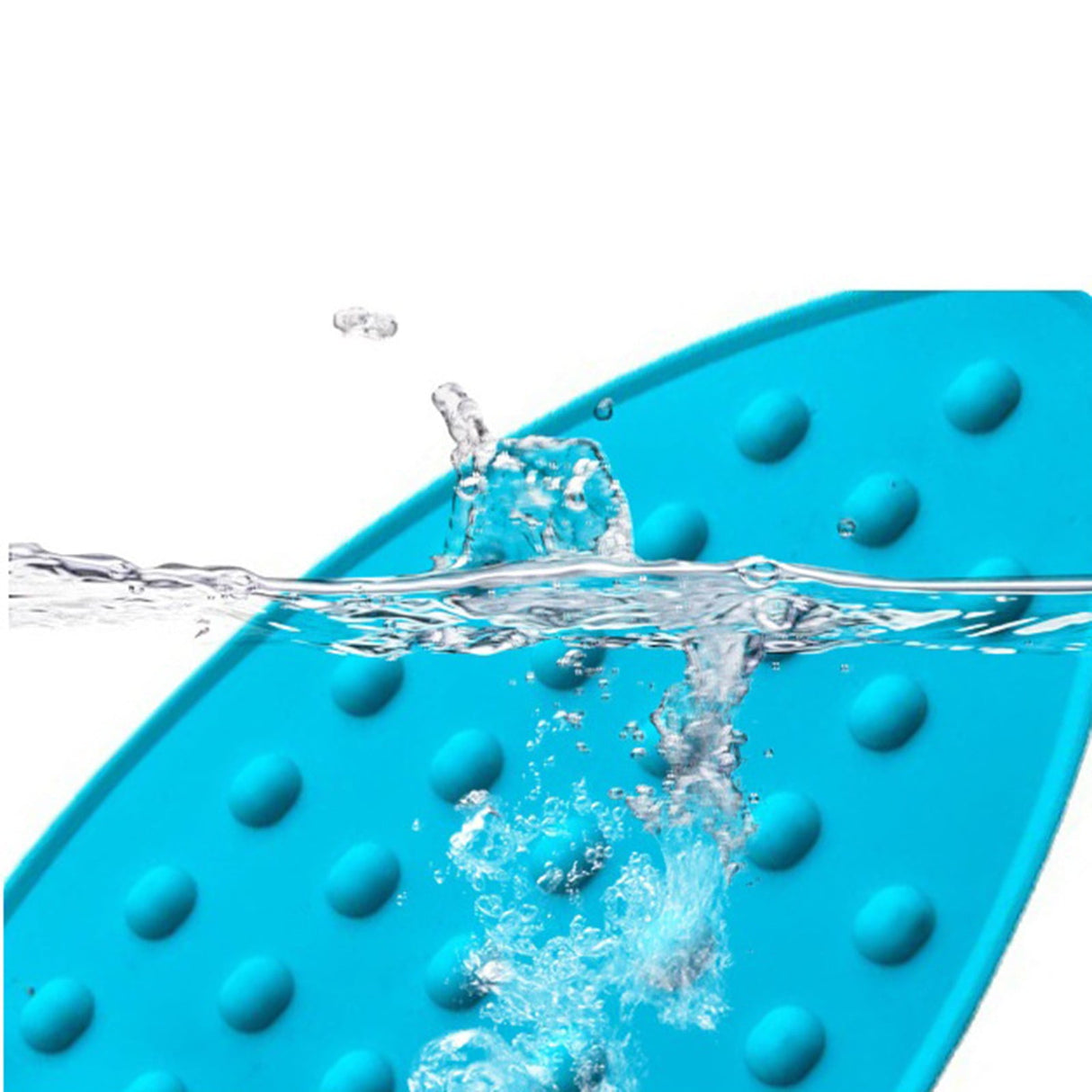 Silicone Anti-Slip Iron Rest Pad for Ironing Board, Heavy Duty Iron Rest Plate, Hot Heat Resistant Steam Compact Mat (Sky Blue/1 Pack) 5.51x10.43 5.51" x 10.43" Sky Blue/1 Pack