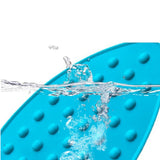 Silicone Anti-Slip Iron Rest Pad for Ironing Board, Heavy Duty Iron Rest Plate, Hot Heat Resistant Steam Compact Mat (Sky Blue/1 Pack) 5.51x10.43 5.51" x 10.43" Sky Blue/1 Pack
