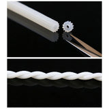 Window Screen Spline, 0.20" x 32.8FT Replacement Round Black Window Screen Retainer Spline, Window Screen Repair 0.20" x 32.8FT Clear3