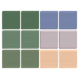 Lined Sticky Notes 3x3 Inches, Light Purple Black Ruled Self-Stick Pads, Easy to Post for Home, Office, Notebook, 1 Pack (30 Sheets/Pad) Green3 3" x 3" Beige