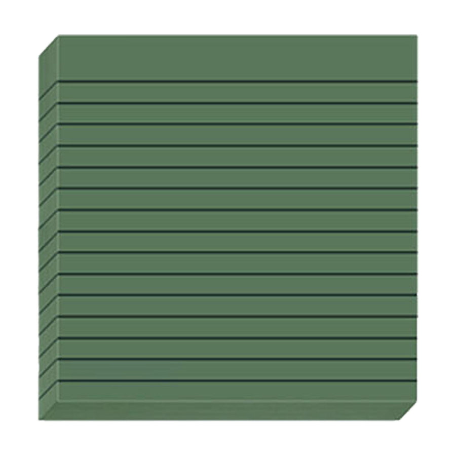 Lined Sticky Notes 3x3 Inches, Light Purple Black Ruled Self-Stick Pads, Easy to Post for Home, Office, Notebook, 1 Pack (30 Sheets/Pad) 3" x 3" Green3